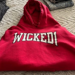 Mens Wicked Red Hoodie